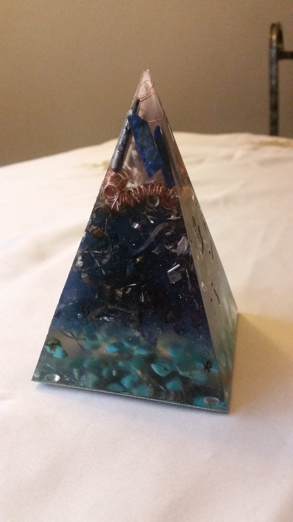 Lapis Lazuli & Turquoise Orgonite - Image 2