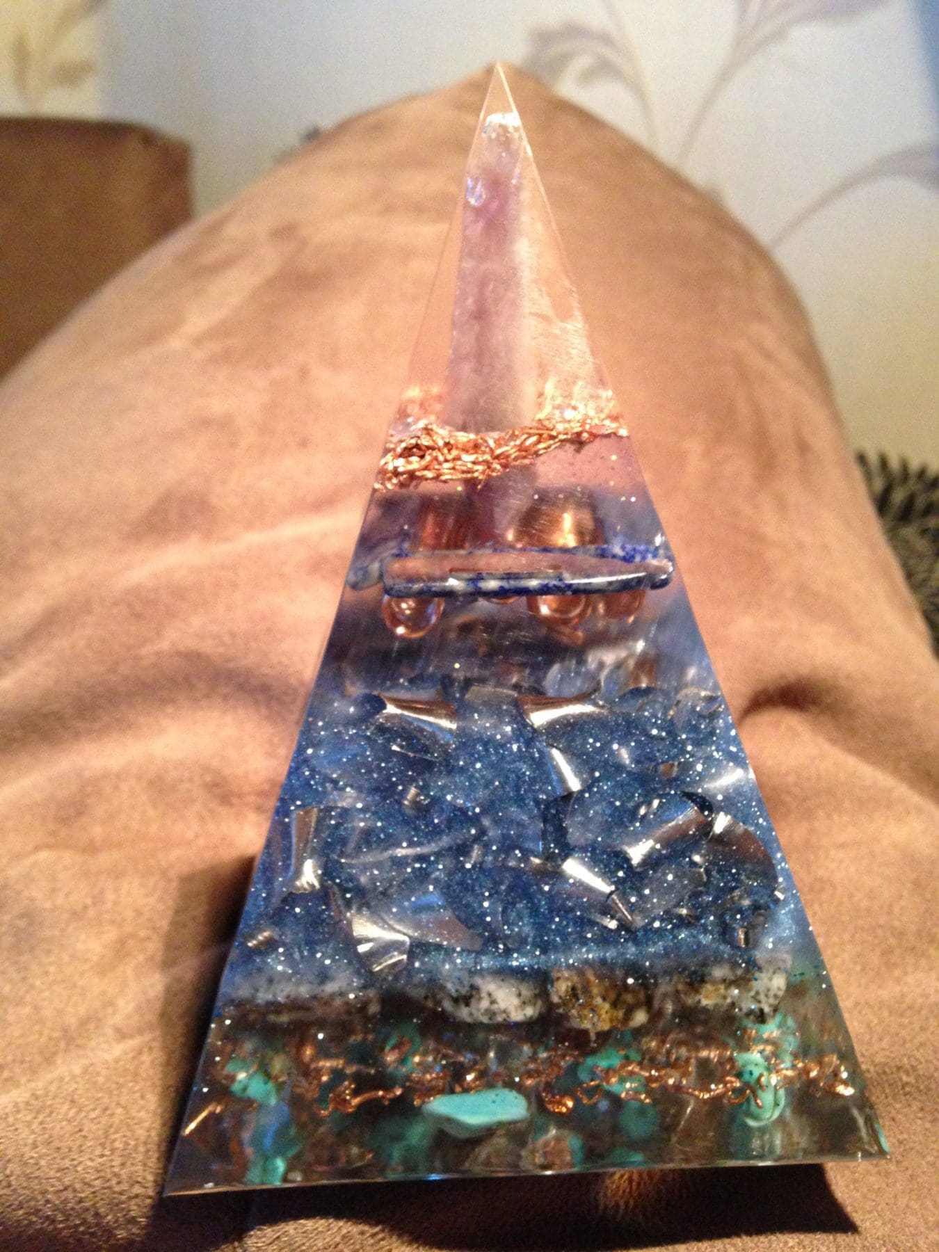 Lapis Lazuli & Turquoise Orgonite