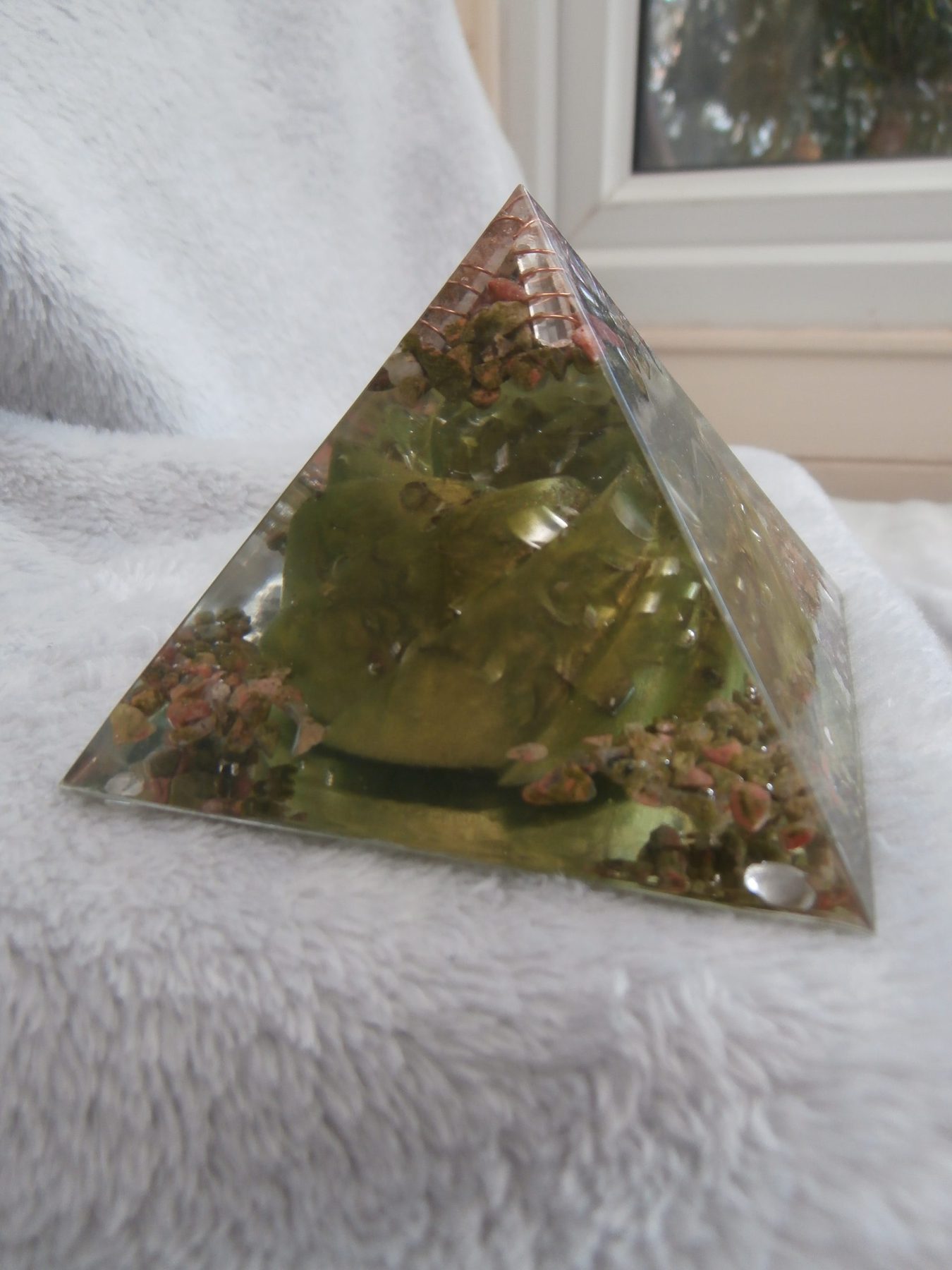 Sage green Giza Pyramid