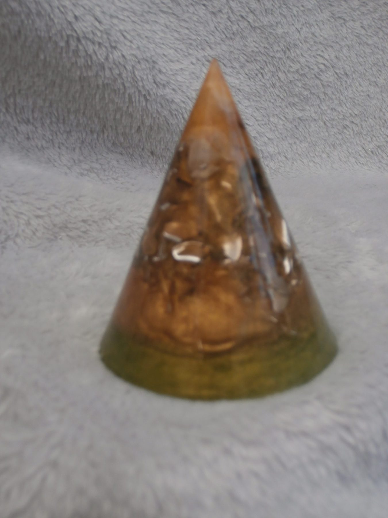 Bronze Orgonite Cone